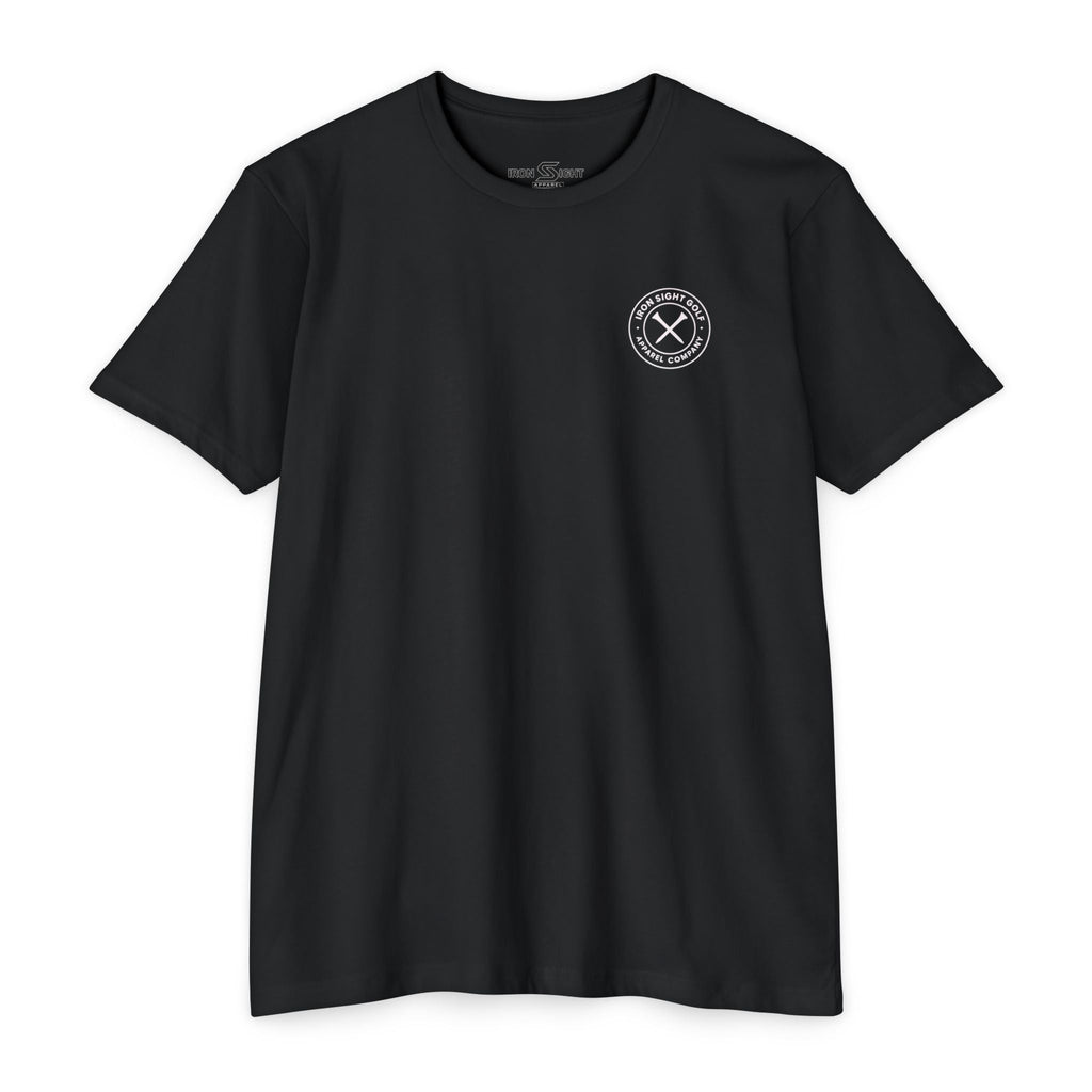 Skeleton Golf Couples T-Shirt — “You’re the Birdie to My Bogey” Sunset Fairway Design