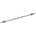 Surgical Steel Spiked Industrial Barbell Earring