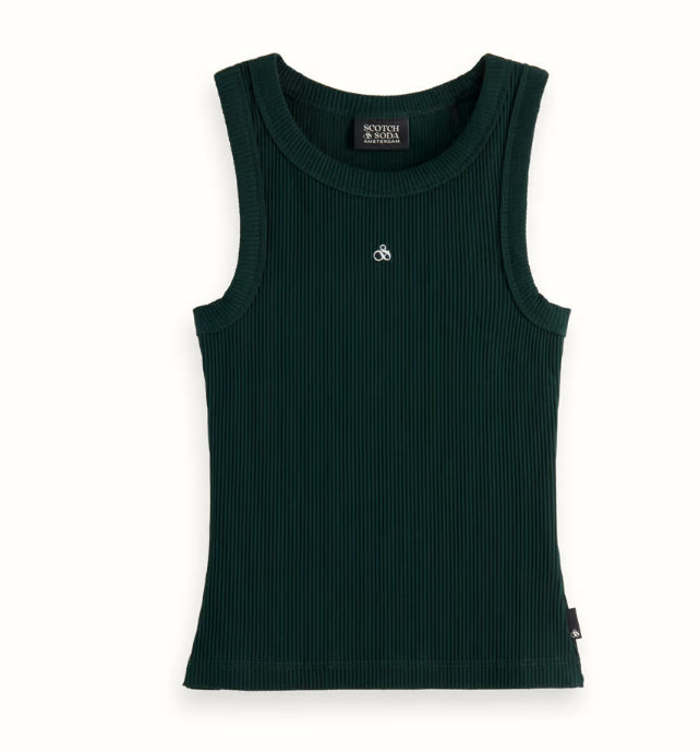 Scotch and Soda - Baby Rib Slim Fit Tank Top