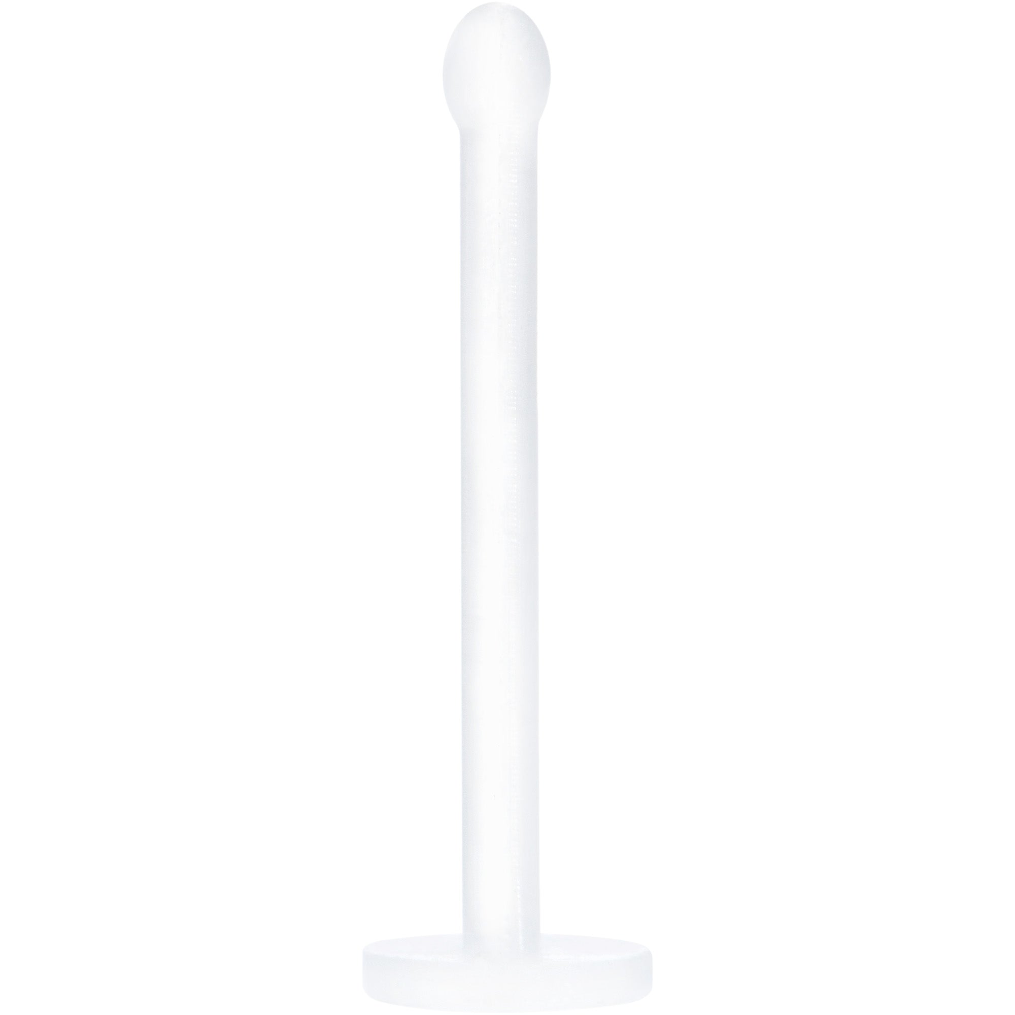20G Clear Flat Bioplast Nose Retainer