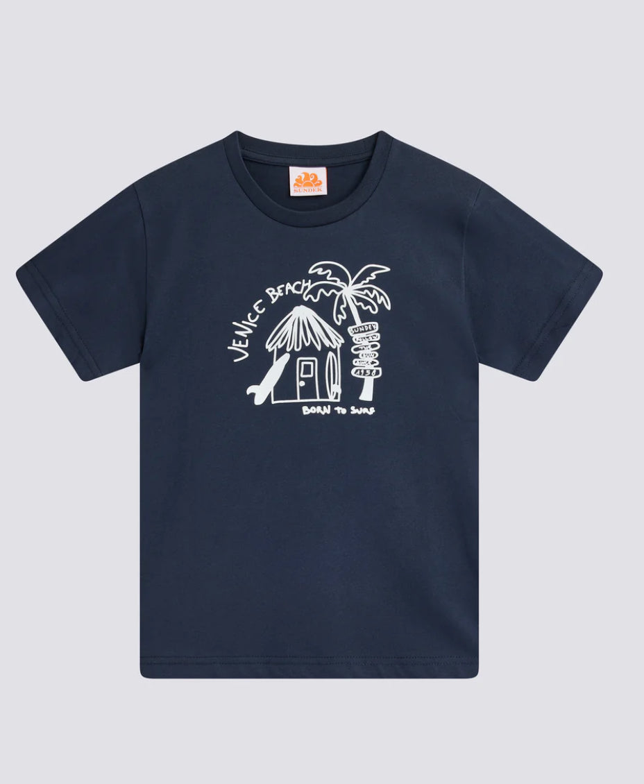 Sundek - Venice Beach Navy T Shirt