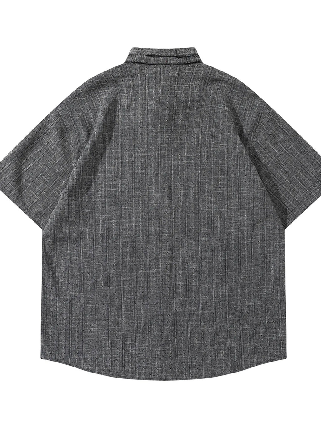 Oversized Short Sleeve Shirt with Chest Pockets