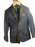 Leo and Zachary Tux Gala in Ink Blue