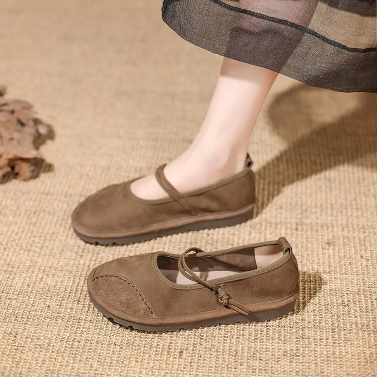 Round Toe Slip-Ons