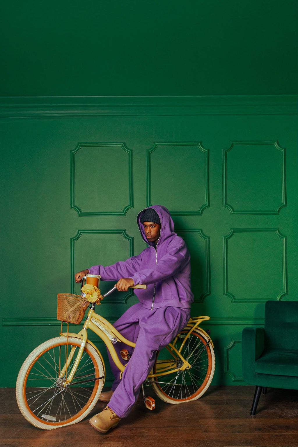 Purple Full- Zip Hoodie