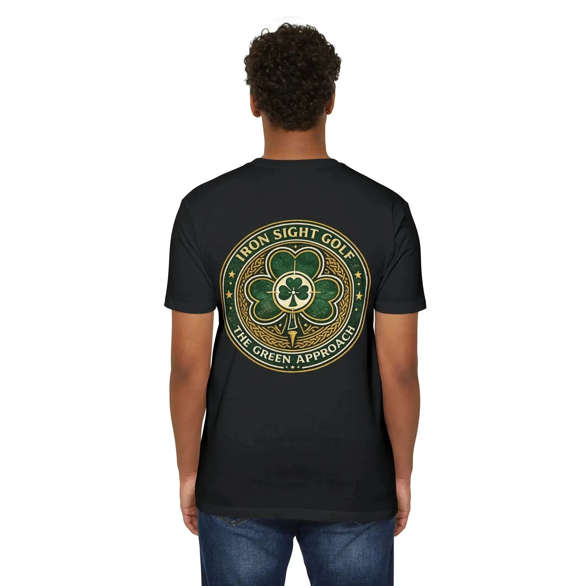 Green Approach Golf T-Shirt — Iron Sight 60/40 Next Level
