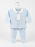 Baby GI - Light Blue 2pc Footie Set