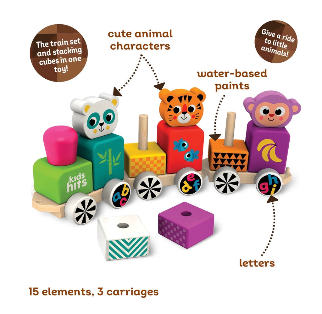 Kids Hits - Happy Friends Wooden Train