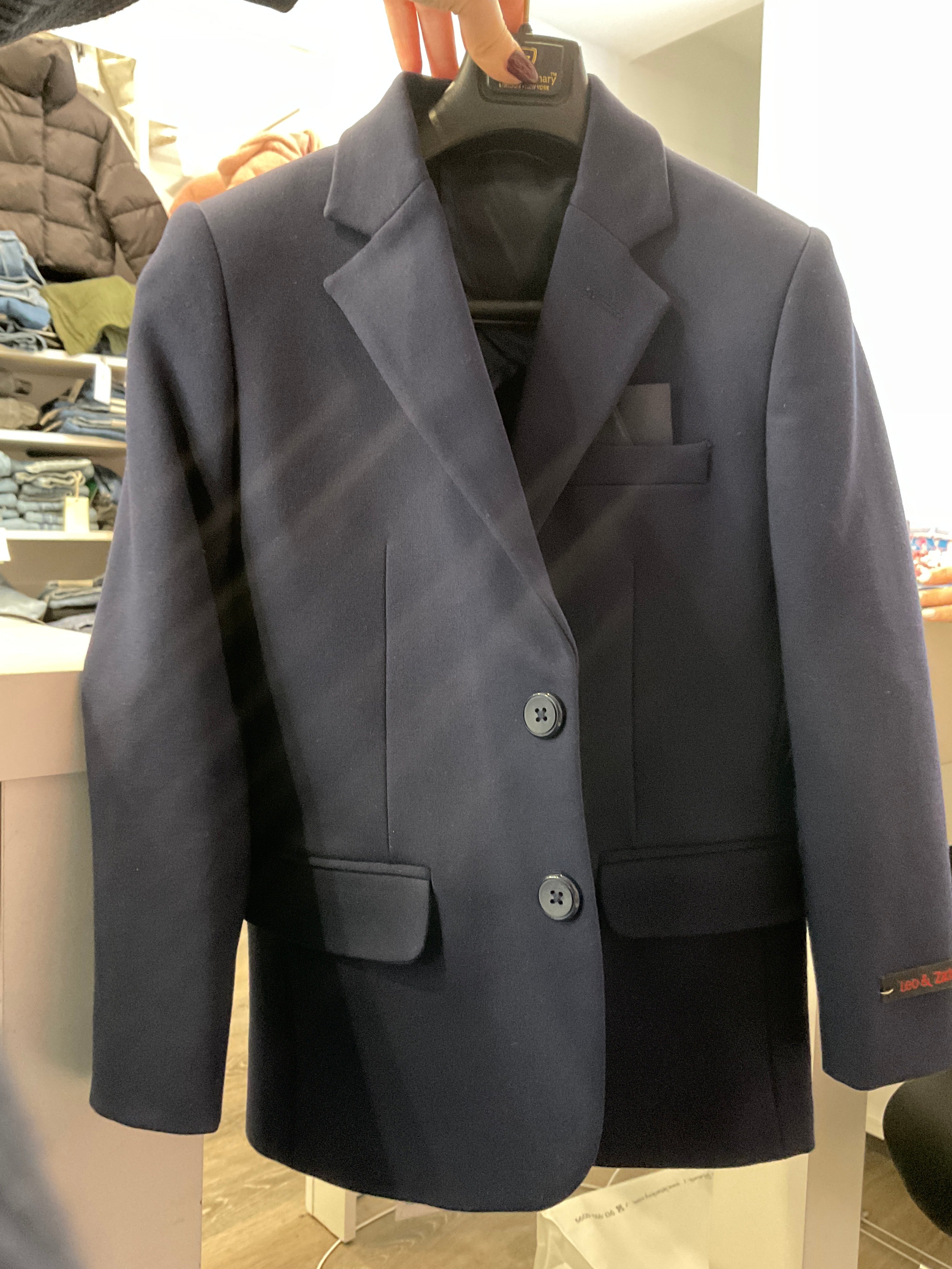 Leo and zachary Navy Blazer Blz 4W-N