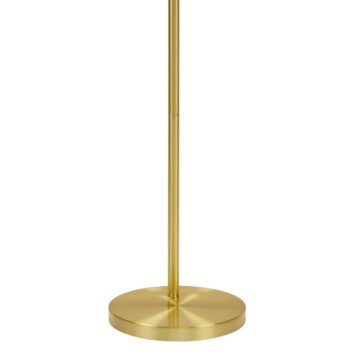 Rattan Weave Shade Floor Lamp Gold/Natural See below
