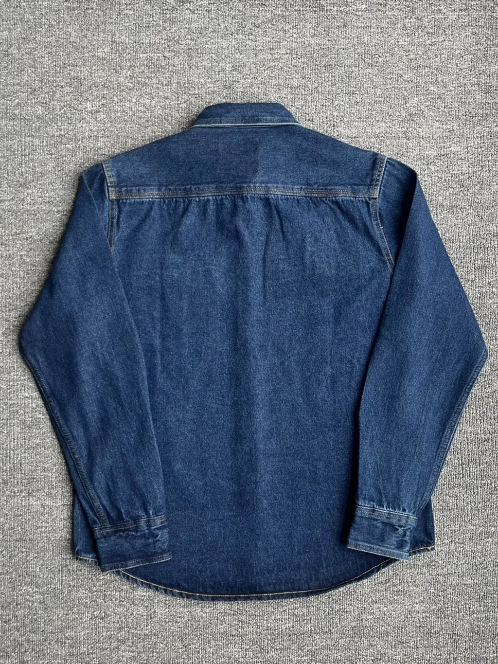 Button Up Washed Denim Shirt