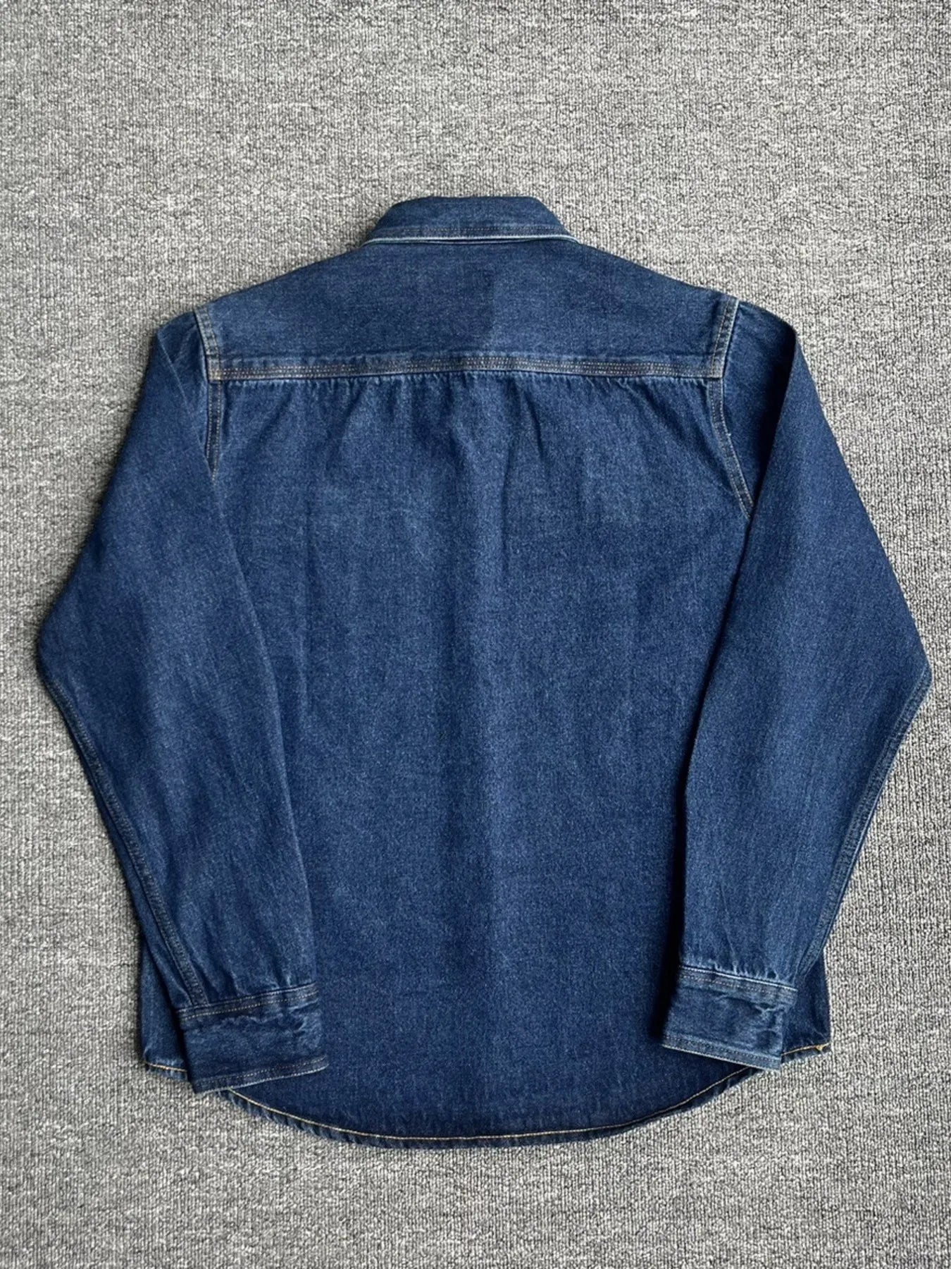 Button Up Washed Denim Shirt
