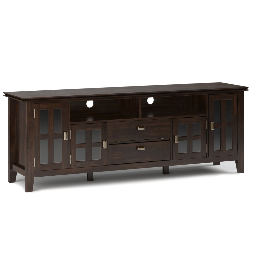Artisan - 72' TV Media Stand - Tobacco Brown