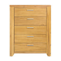 35.4x17.3x44" 5-Drawer Dresser