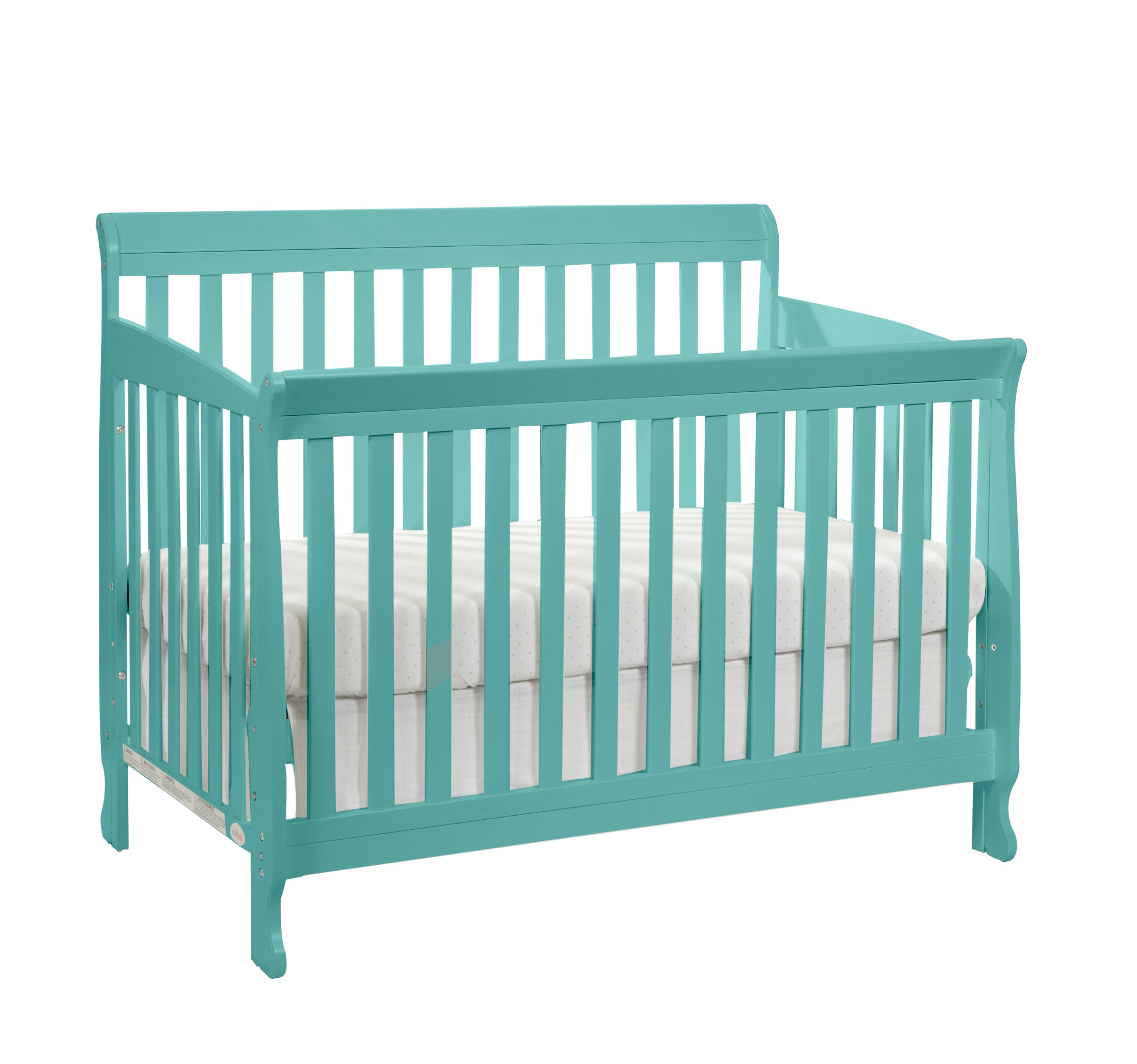Riley 4-in-1 Convertible Crib Turquoise