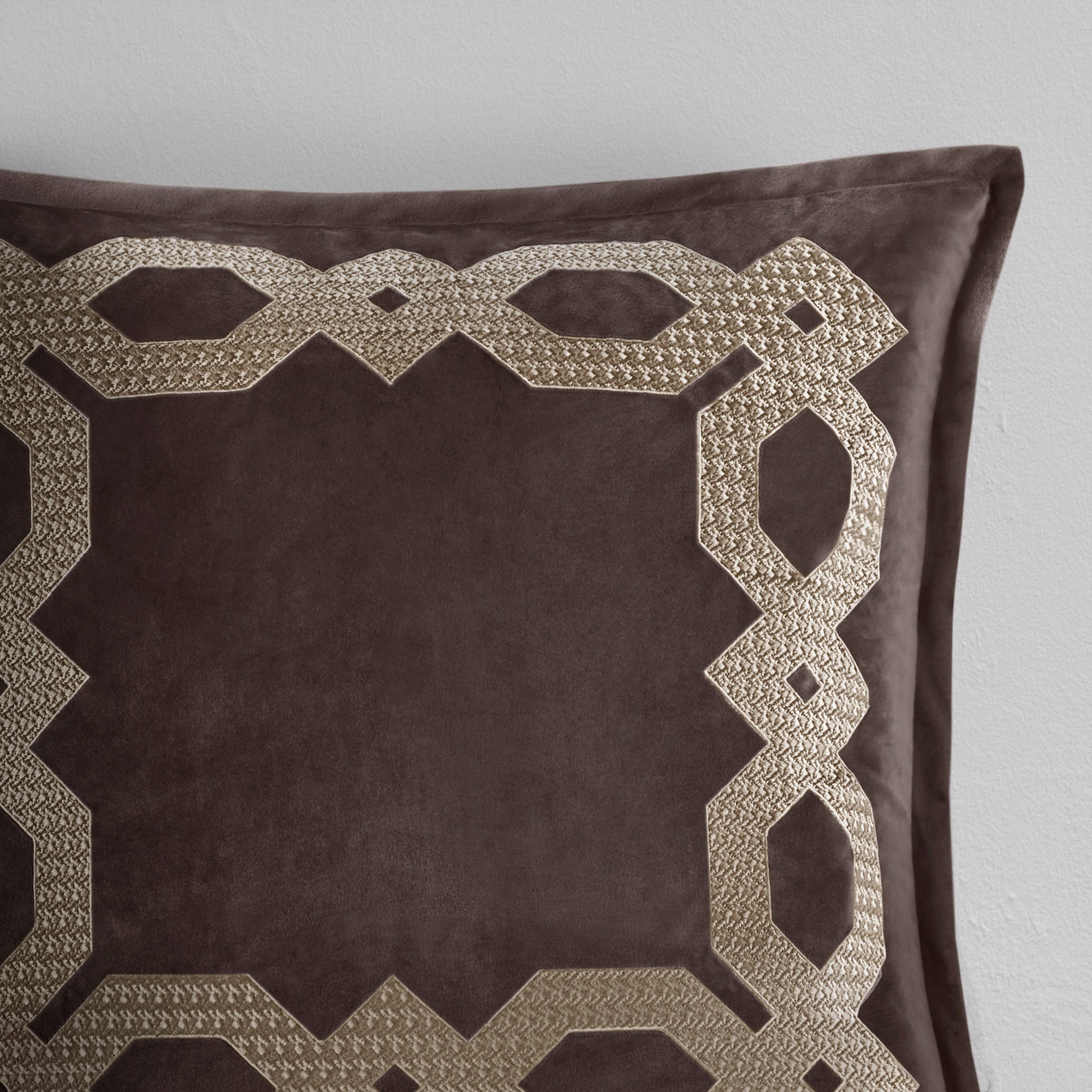European Pillow Sham Brown 26x26'