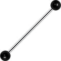 Black UV Acrylic Industrial Barbell 31mm