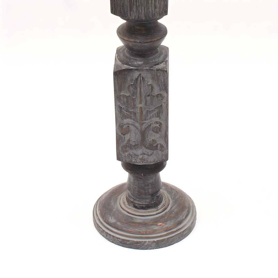 Decorative Wooden Centerpiece Candle Holder – 6x21'' – Elegant Candle Stand for Any Occasion