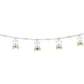 Zircon Blue Green Alluring Gem Butterfly Belly Chain