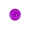 4mm Purple Glitter Acrylic Captive Bead Ring Replacement Ball