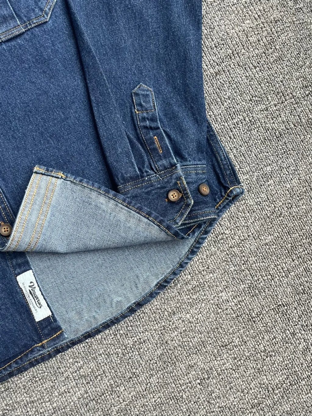 Button Up Washed Denim Shirt