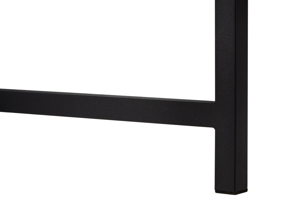 Computer Desk, Home Office, Laptop, Storage Drawers, 48'l, Work, Brown Laminate, Black Metal, Transitional