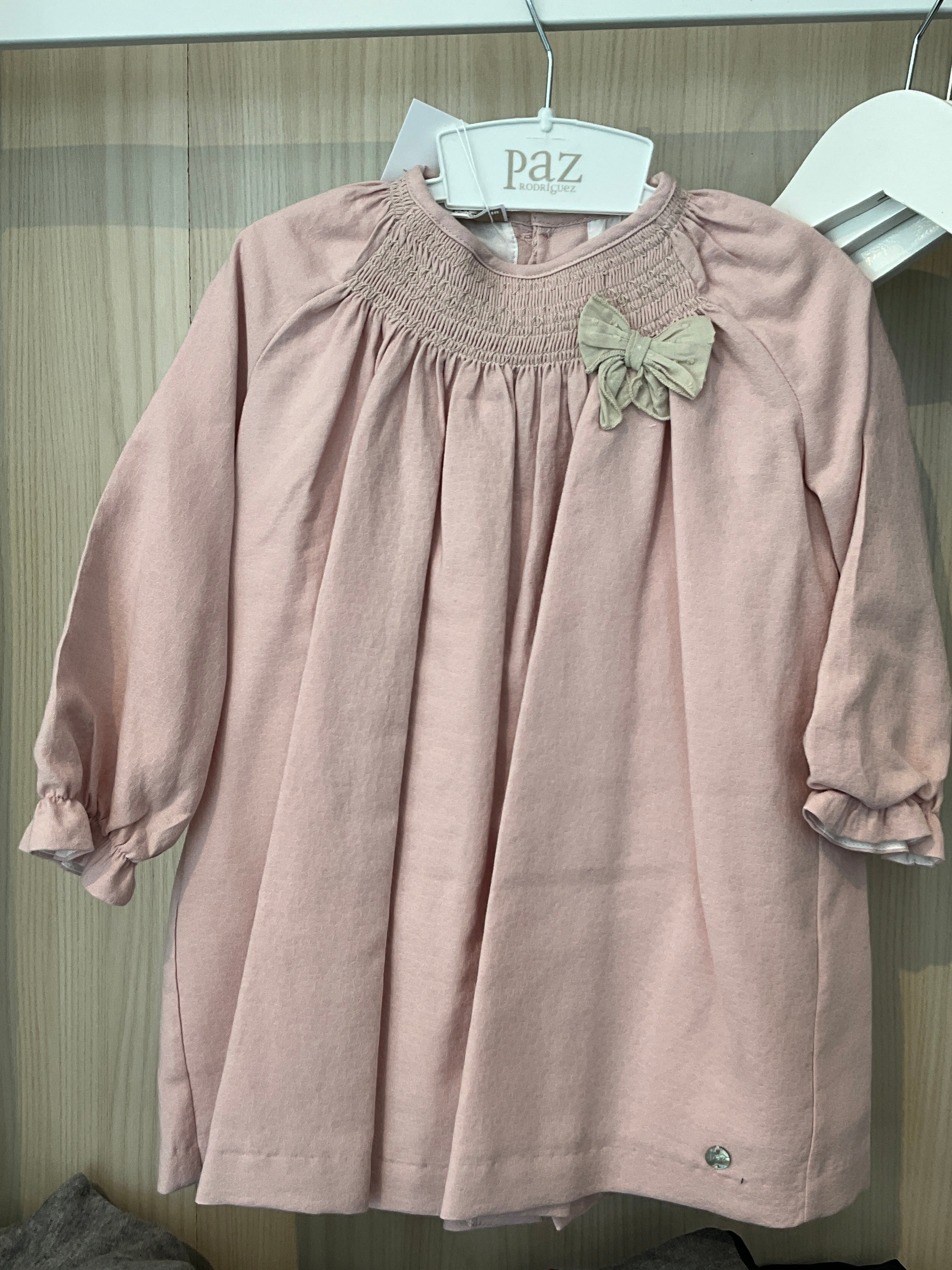paz 004-153119 WOVEN NEWBORN DRESS "PASCUA"
