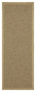 Earth GC_NTL1005 Jute/Mocha 2 ft. 7 in. x 7 ft. 3 in. Indoor/Outdoor Area Rug