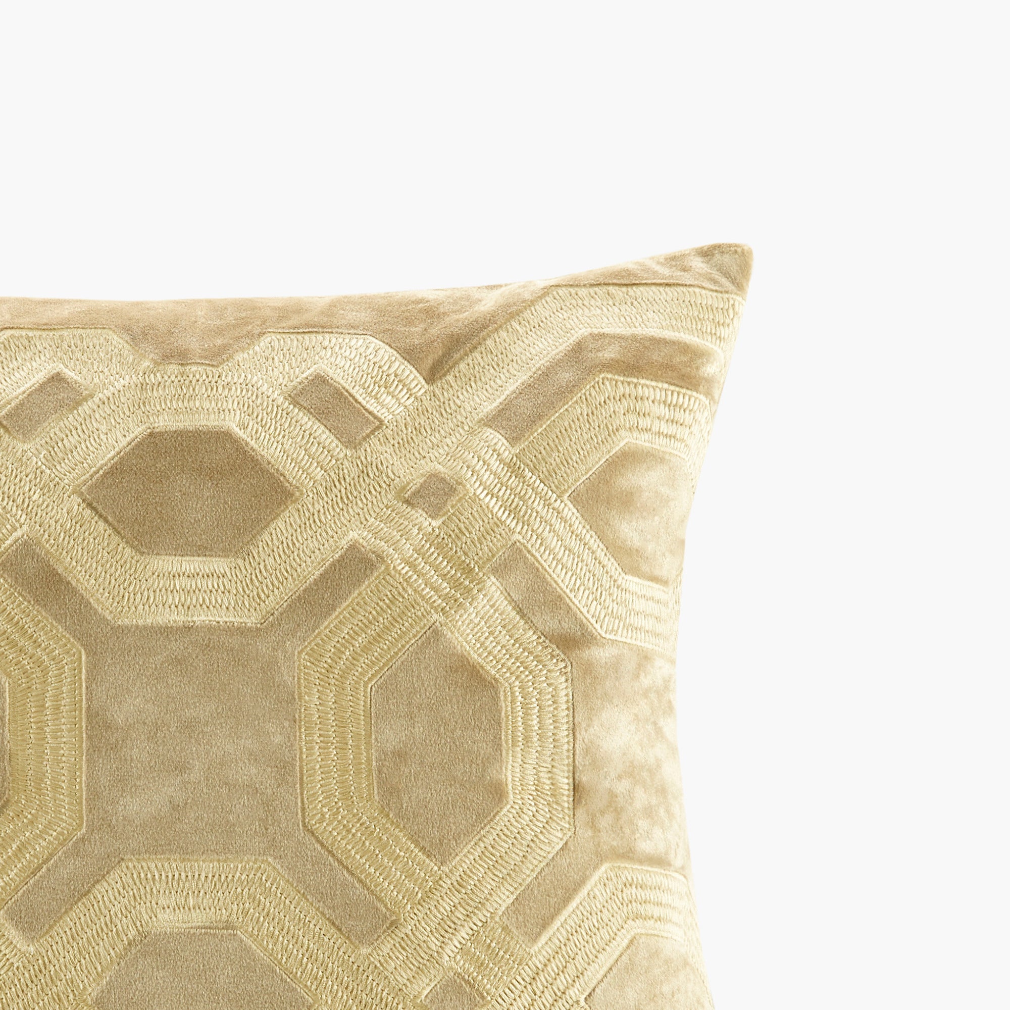 Square Decor Pillow Gold 18x18'