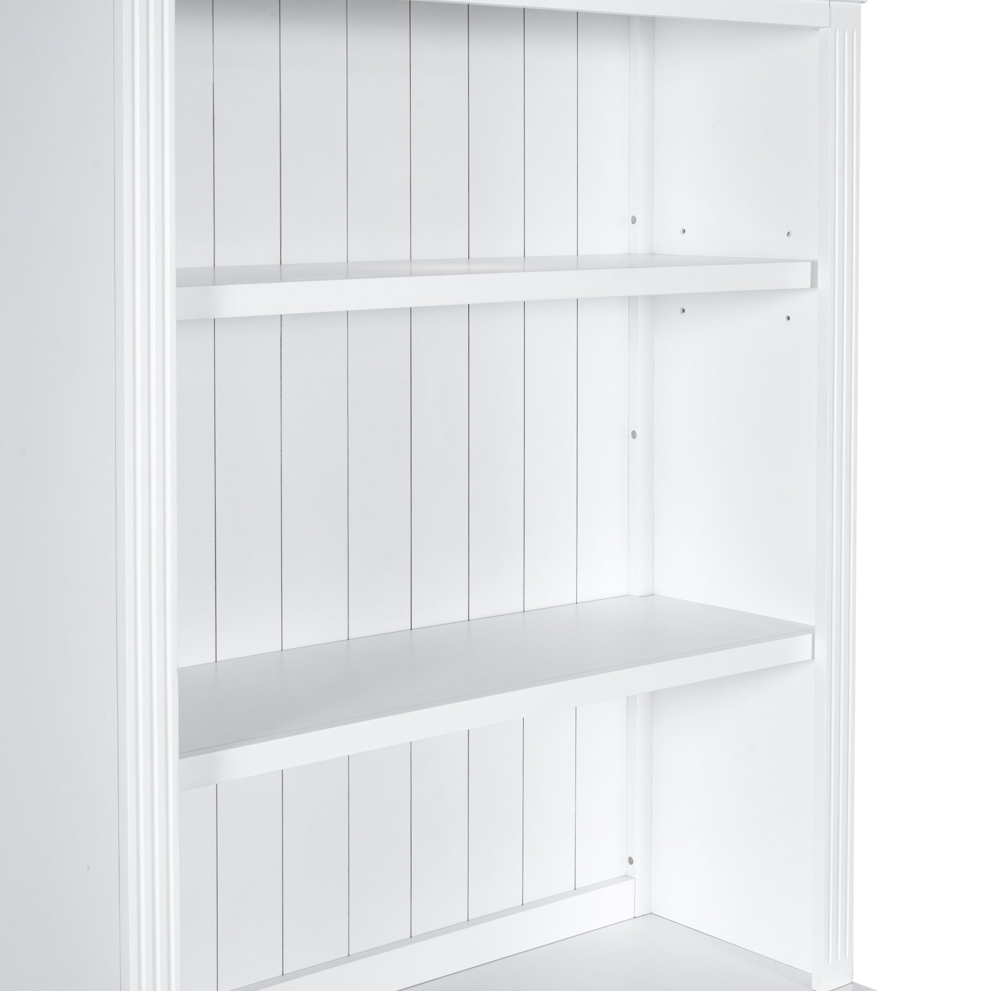 83.4"Tall Bookshelf with LED Lighting, Modern Bookcase with 2 Doors and 1 Drawer,Storage Bookcase with Open Shelves for Living Room,Home Office,White