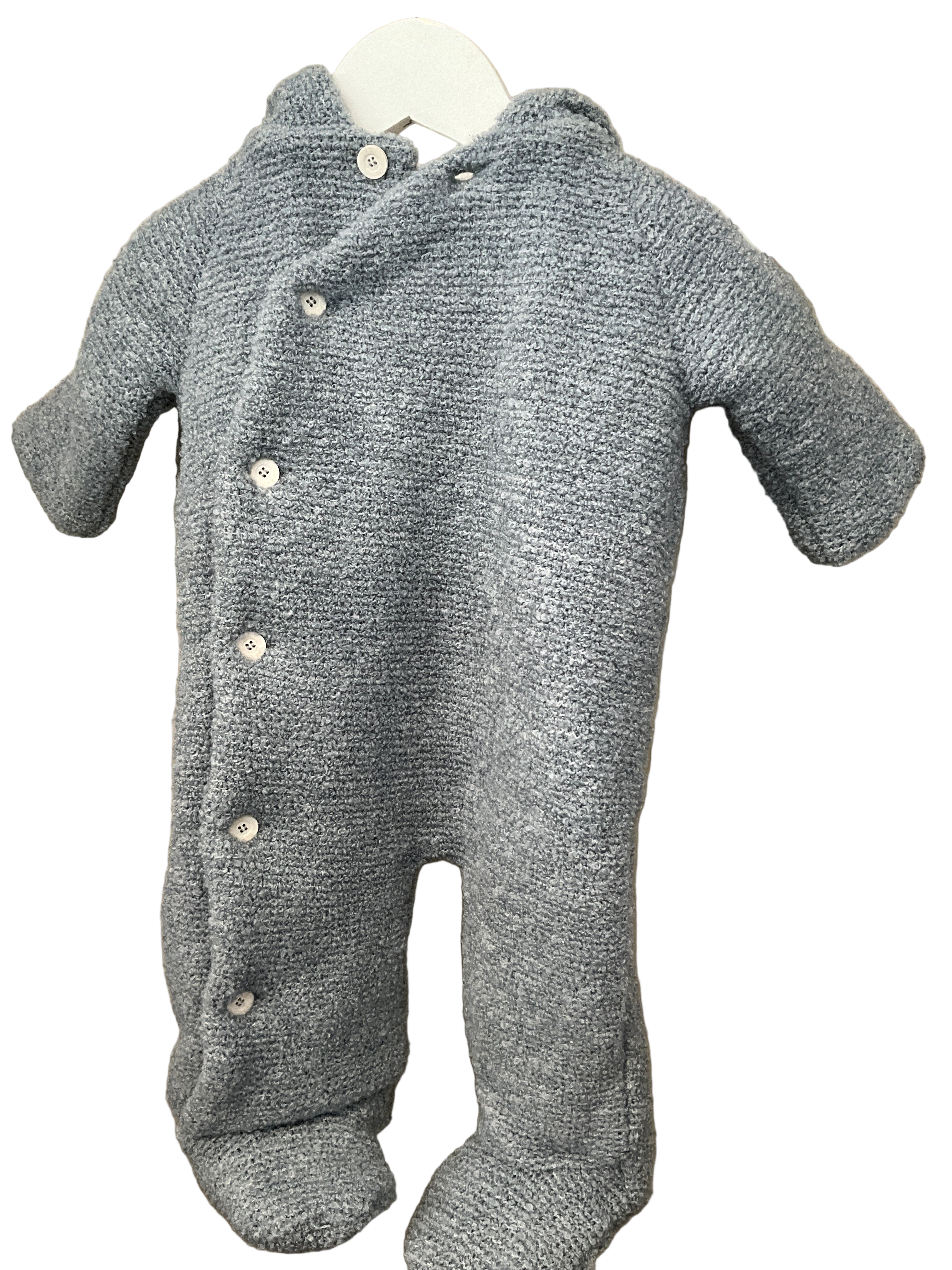 PAZ 013-132891KNIT NEWBORN SNOWSUIT "DEVA"