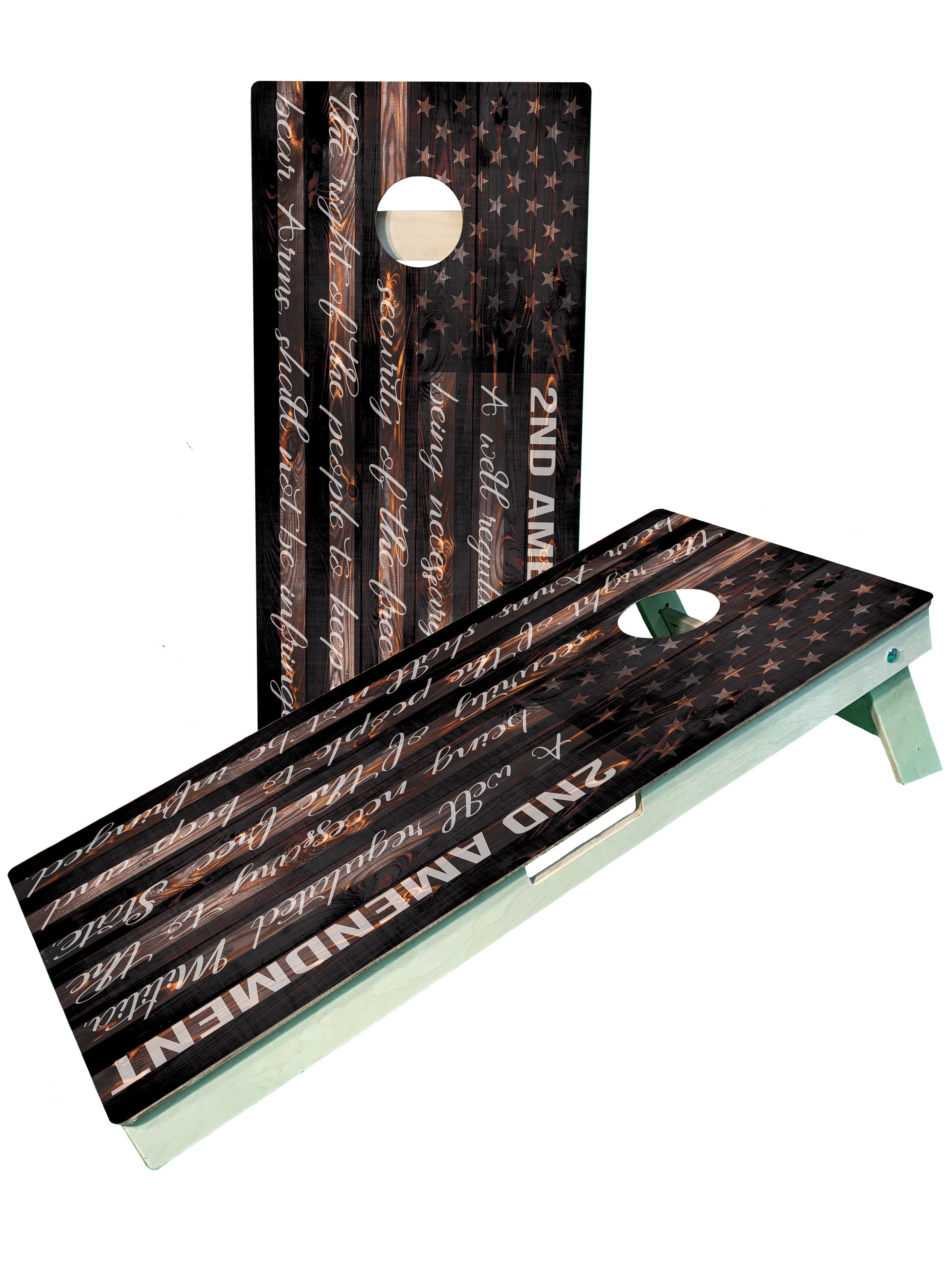 2nd Ammendment Cornhole Boards