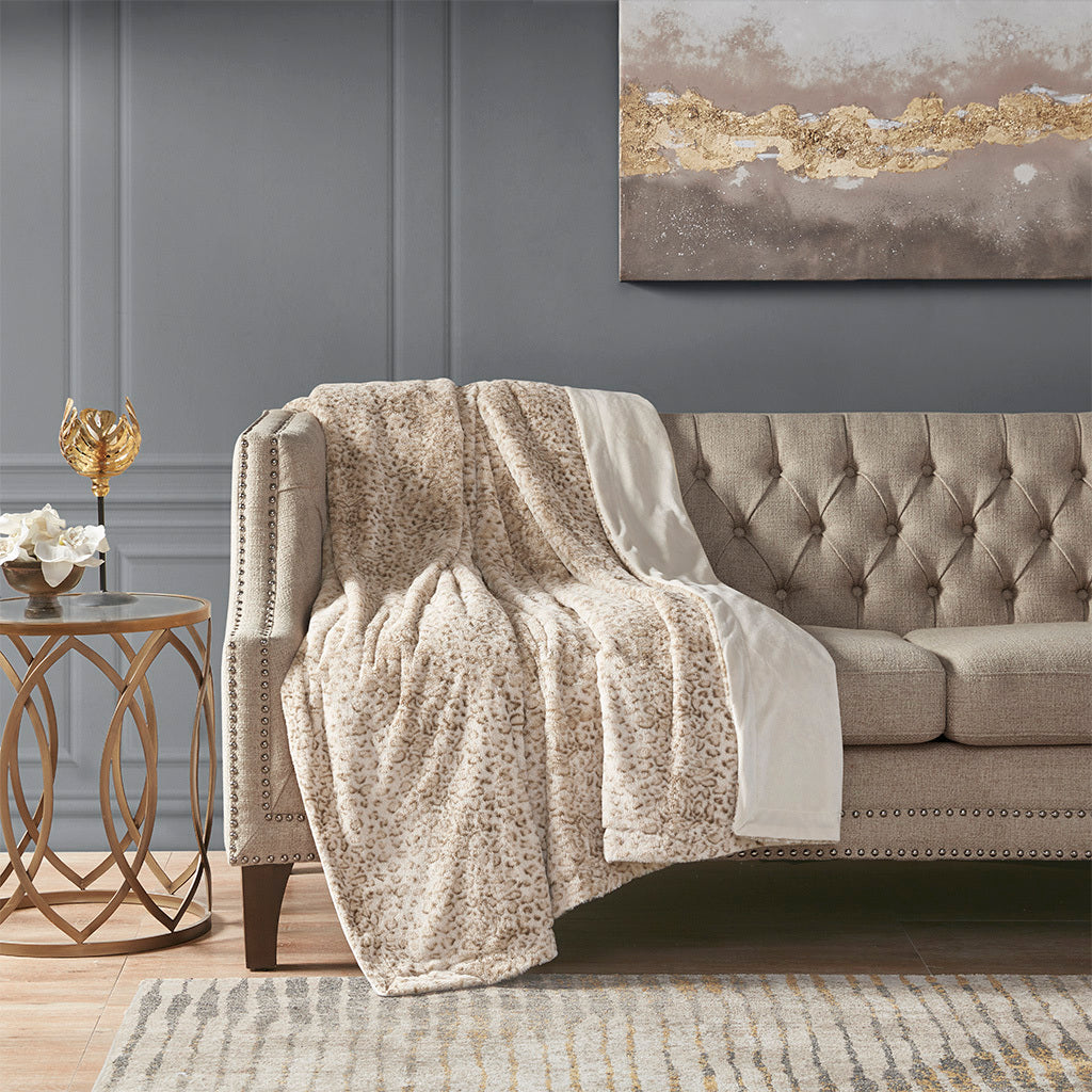 Oversized Faux Fur Throw