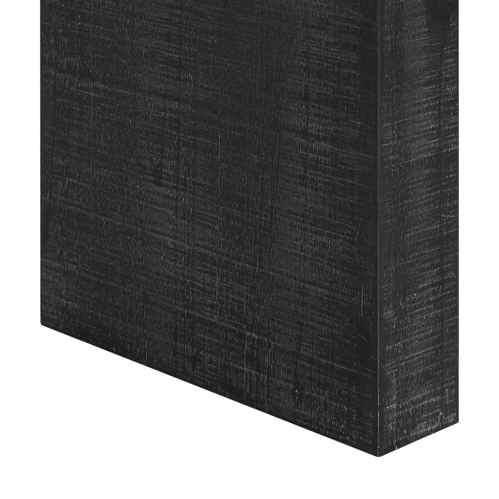 Mirod 52' Wood Console Table with Curved Edge, Natural Texture, Perfect for Entryways and Living Rooms