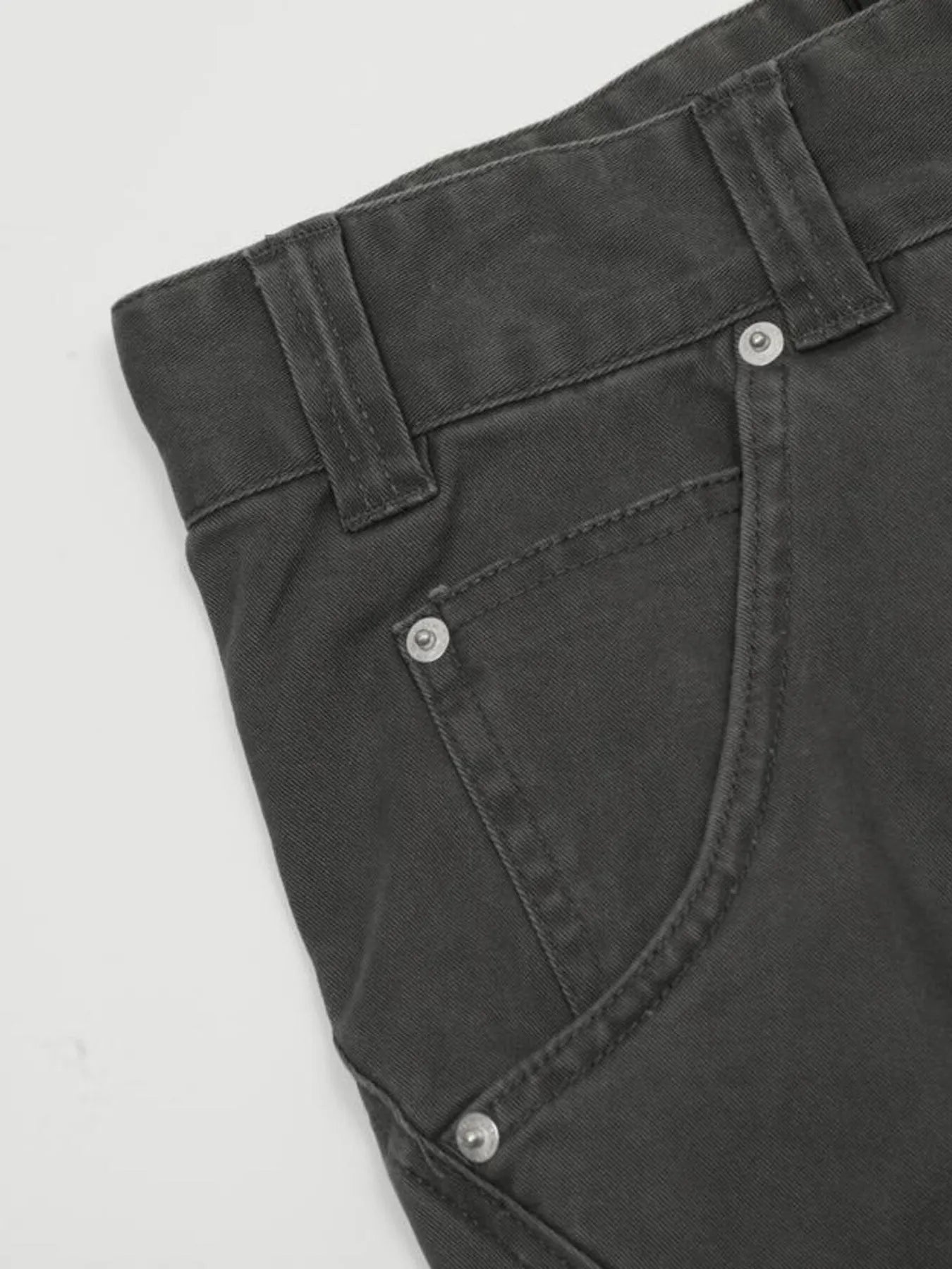 Washed High Waist Flare Pants