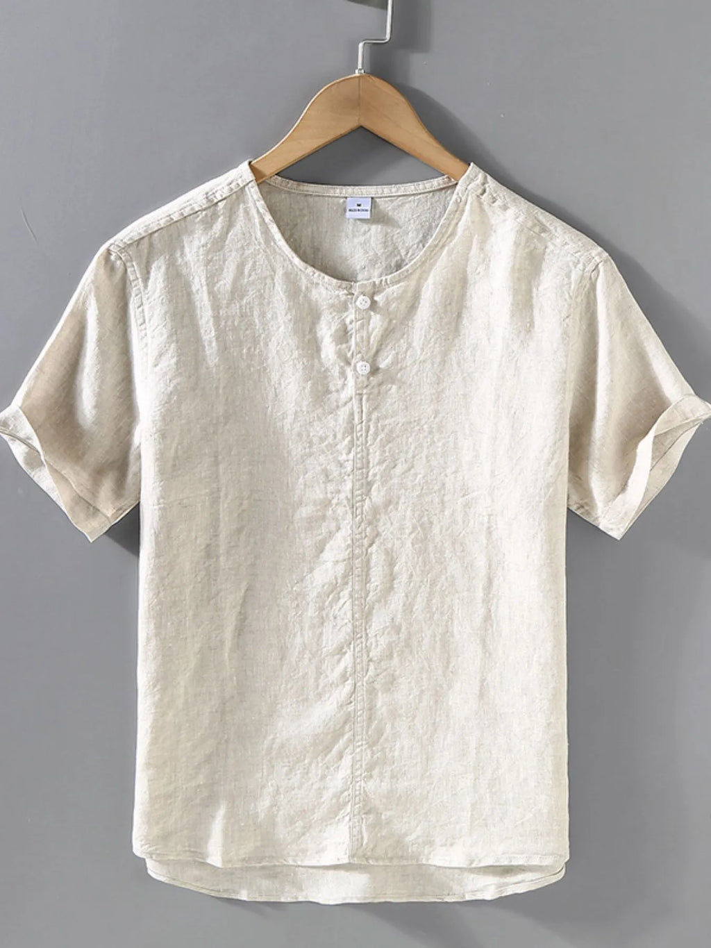 Round Neck Short Sleeve Blouse