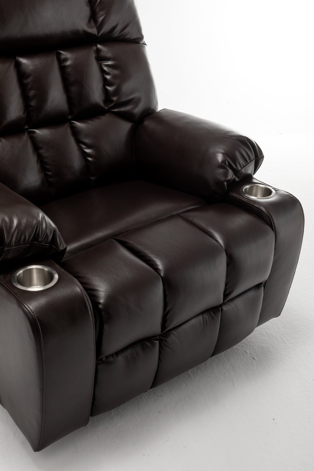Lift Chair for Big and Tall Person with Inconvenient Legs: High Density Foam Lift Sofa with Heat and Massage, 2 Pockets, 2 Cup Holder, 2 Remote, OKIN Motor