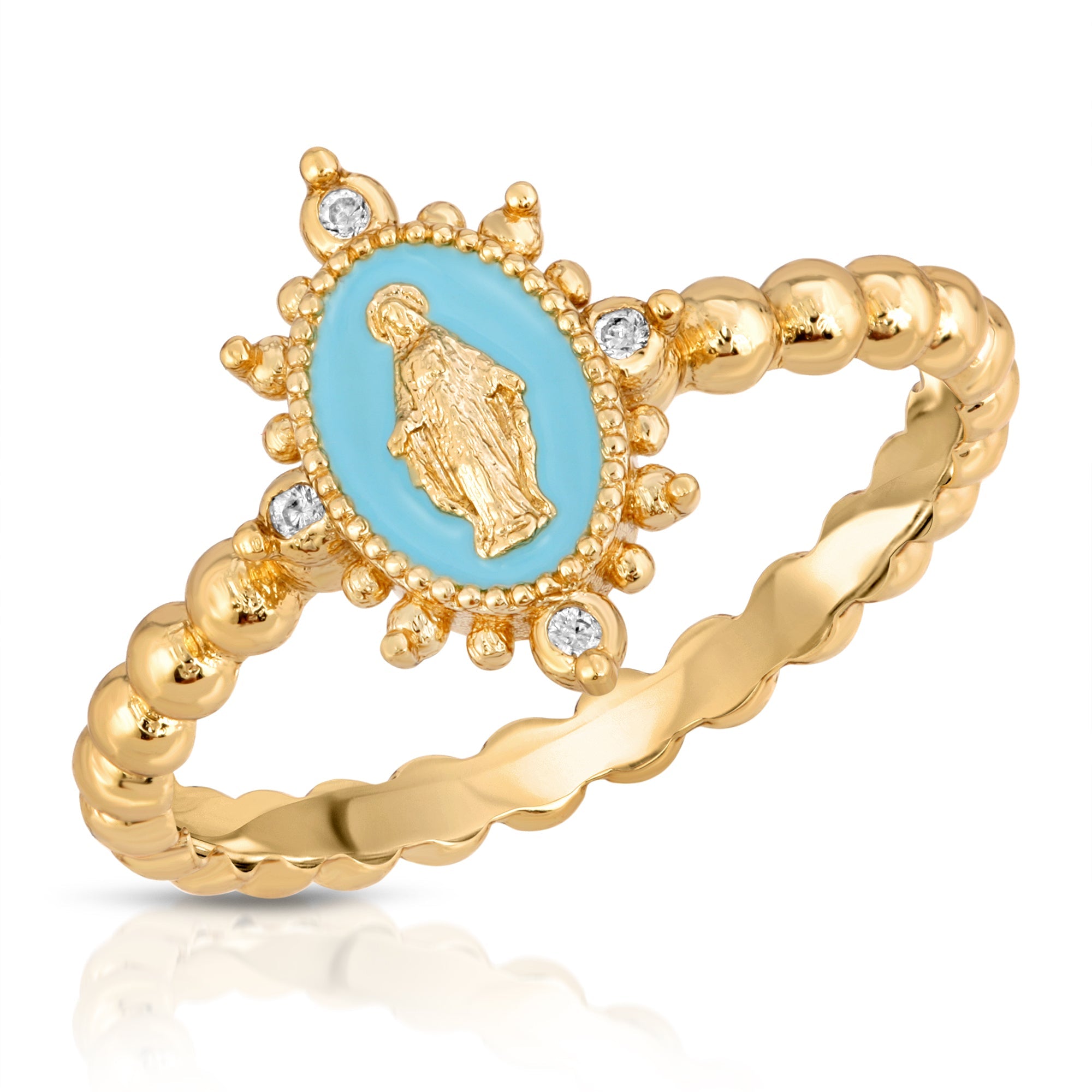 Lady Lourdes Ring - Aqua