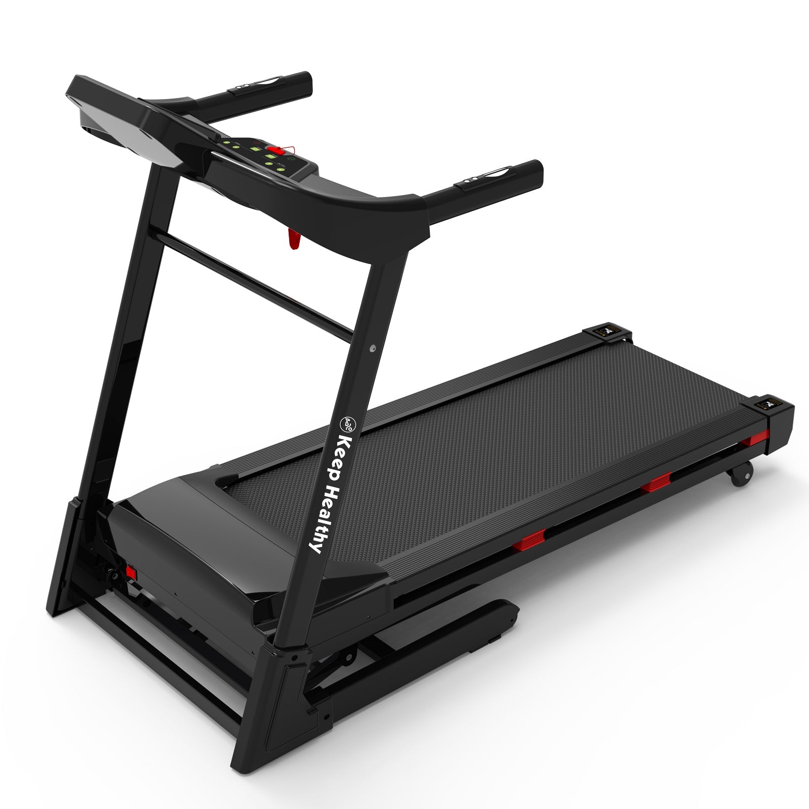 Treadmills for Home, Electric Treadmill with  Automatic Incline, Foldable 3.5HP Workout Running Machine Walking, Double Running Board Shock Absorption Pulse Sensor Bluetooth Speaker APP FITSHOW.400lbs