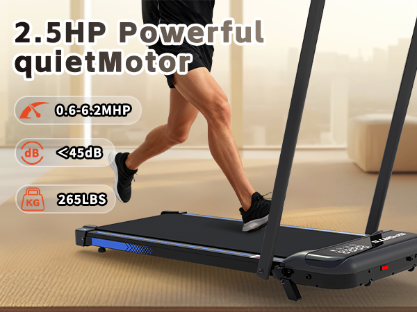 3 in 1 Under Desk Treadmill with Incline,Foldable Treadmills for Home, Walking Pad with Handle Bar for Walking and Jogging, with Remote Control & LED Display