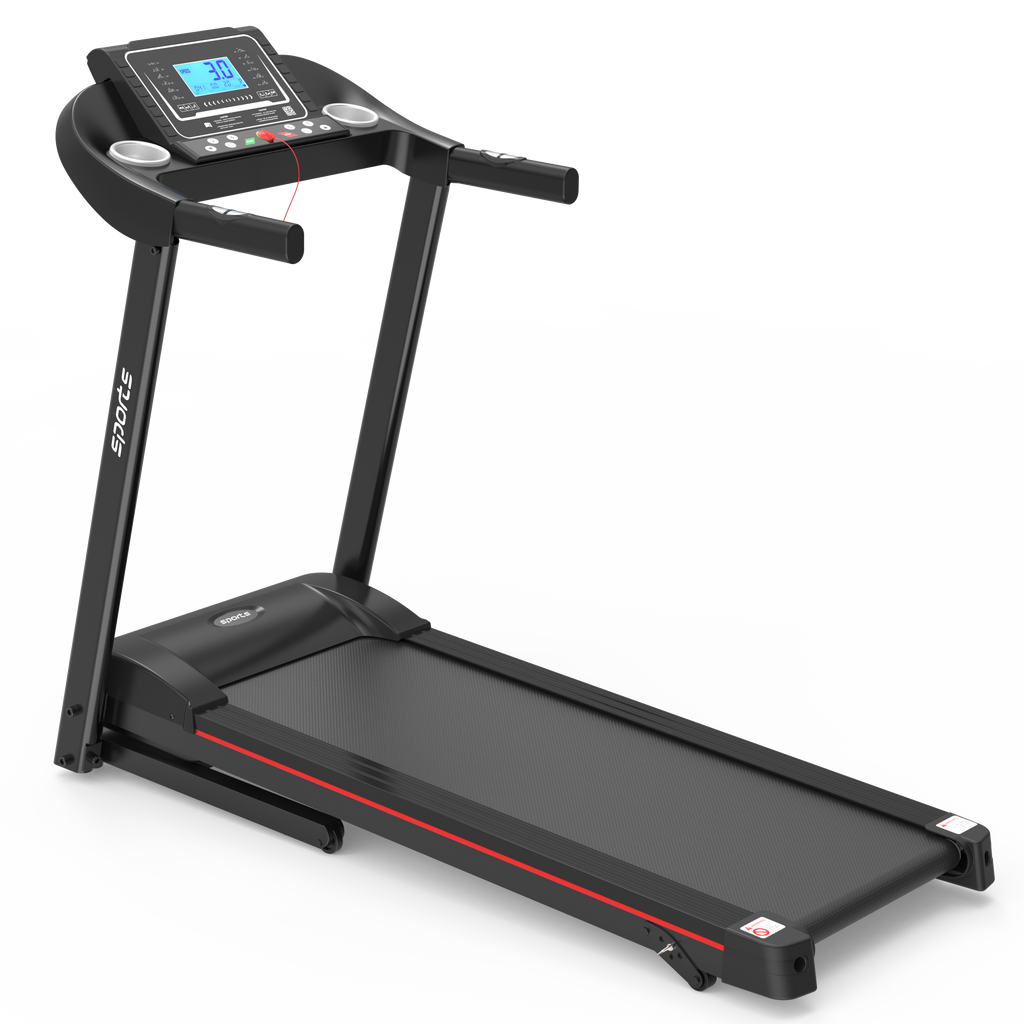 Fitshow App Home Foldable Treadmill with Incline, Folding Treadmill for Home Workout, Electric Walking Running Treadmill Machine 5' LCD Screen 250 LB Capacity Bluetooth Music