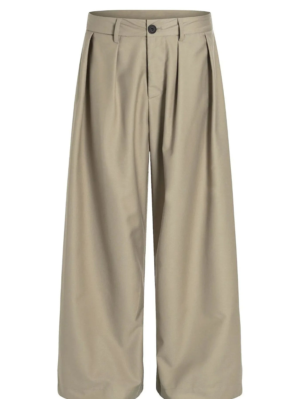Classic Wide-Leg Pleated Pants
