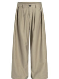 Classic Wide-Leg Pleated Pants