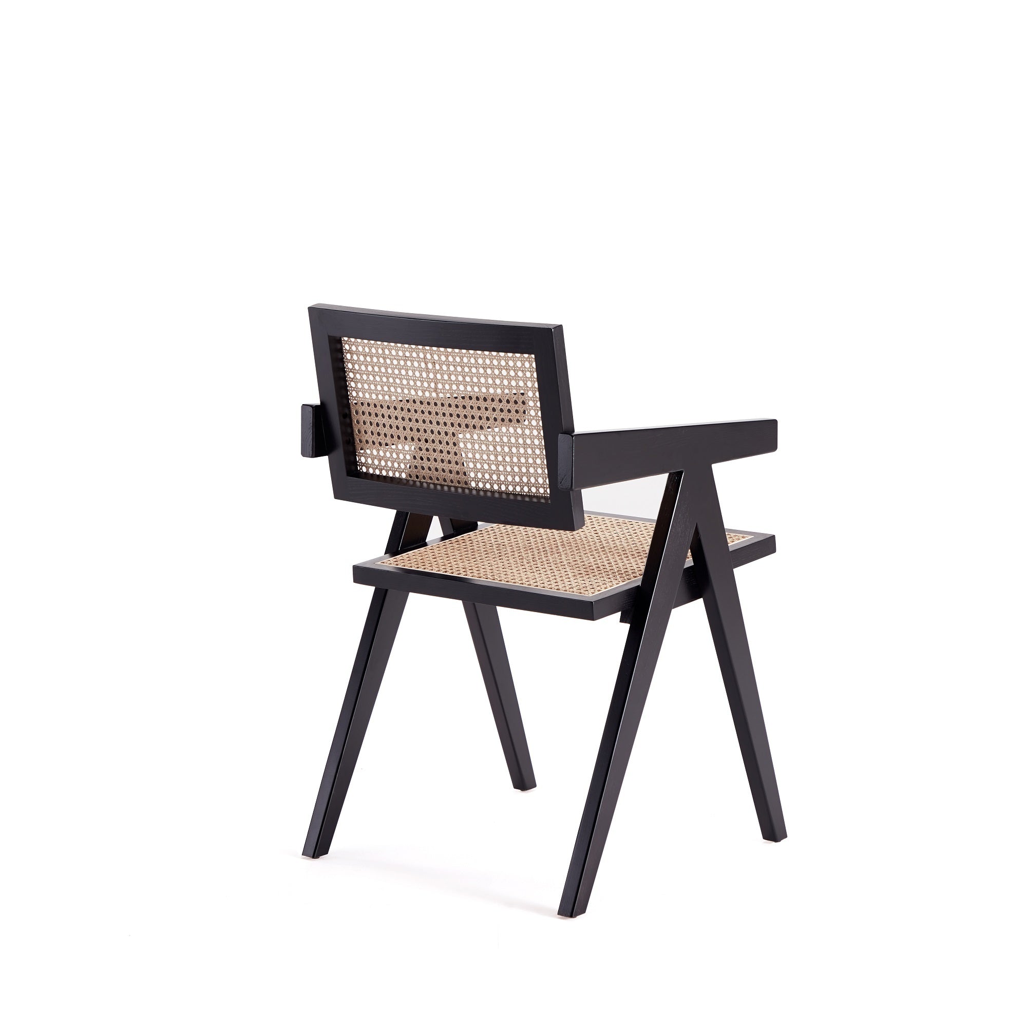 Armchair in Black and Natural