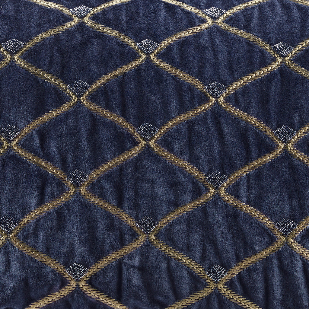 Oblong Decor Pillow Navy 22x15'
