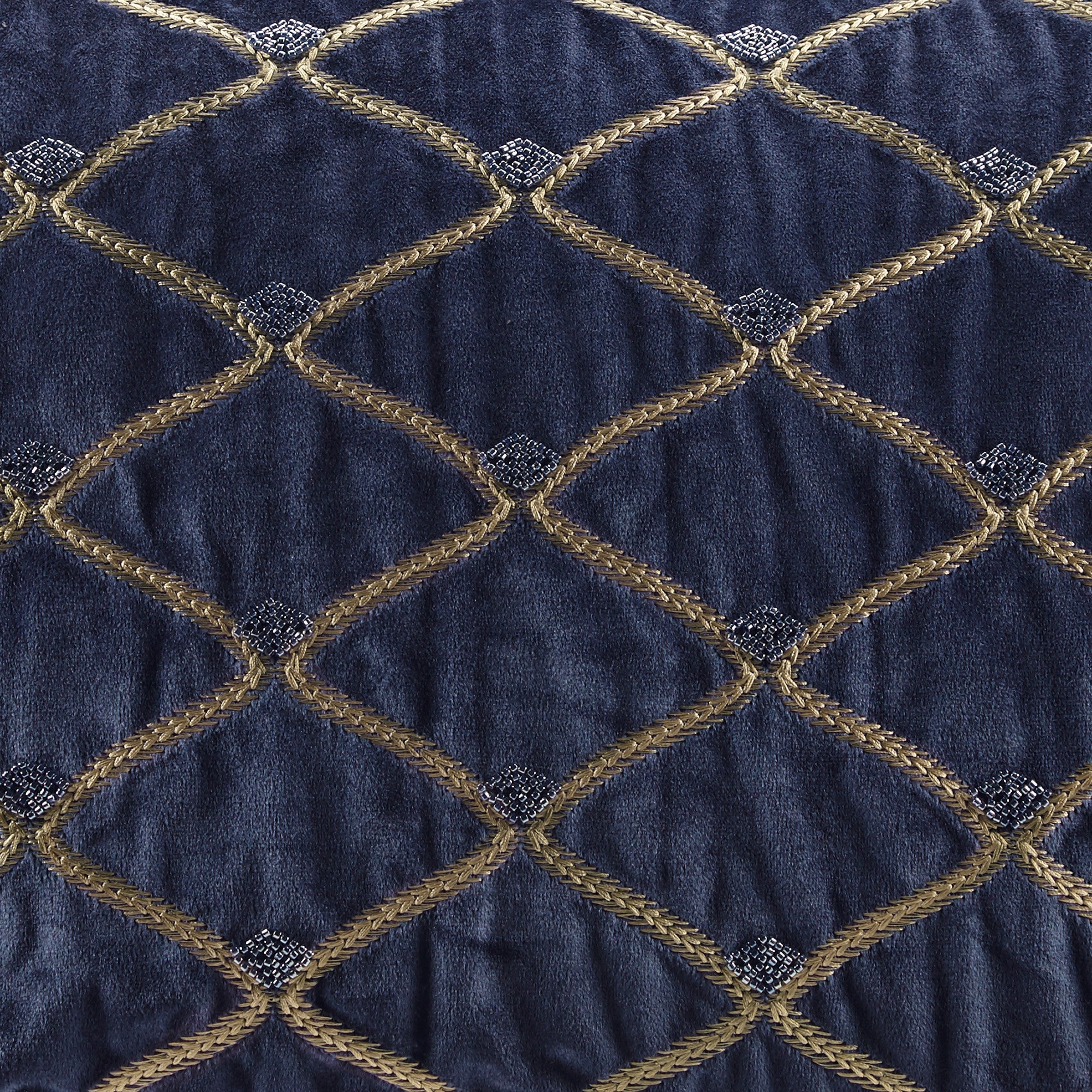Oblong Decor Pillow Navy 22x15'