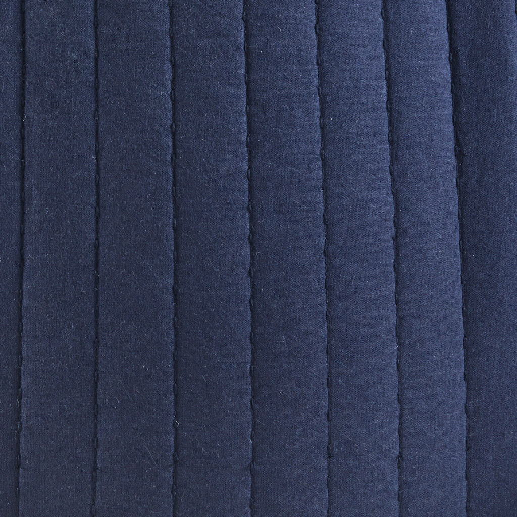 Cotton Quilted Euro Sham Navy Euro Sham