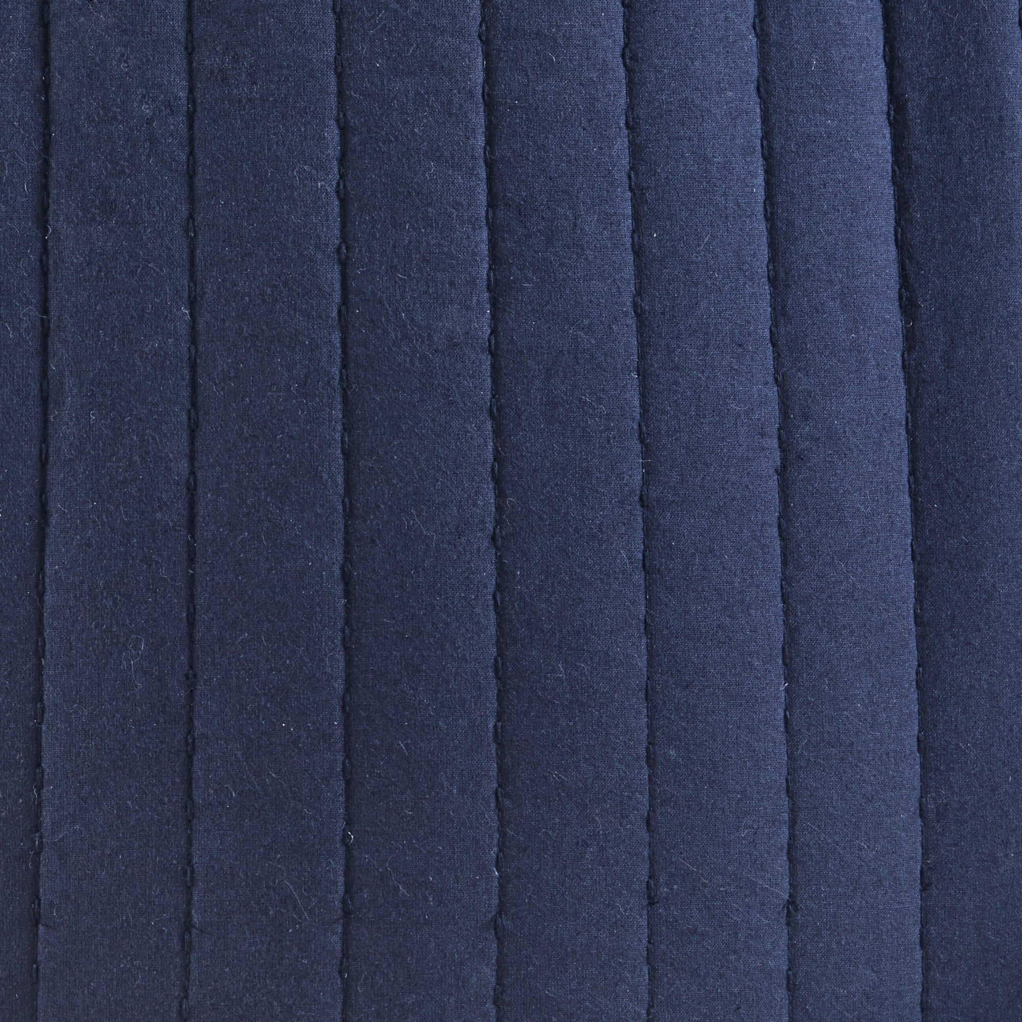 Cotton Quilted Euro Sham Navy Euro Sham