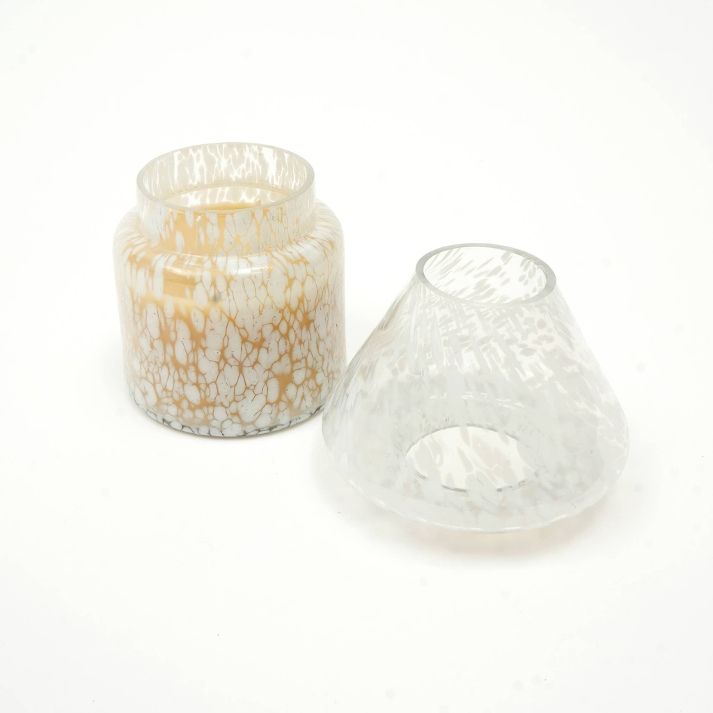 Dreamy Splutter Scented Wax Candle- White