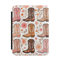 Watercolor Cowboy Boots Kindle Paperwhite Case | Pastel Western E-Reader Cover